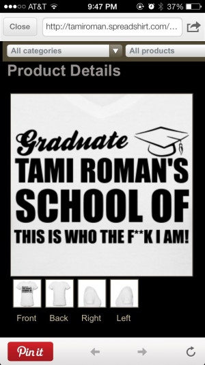 Love Tami Roman and her quotes!