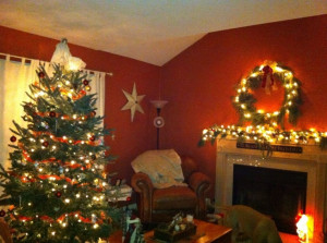 Warm and cozy Christmas decor