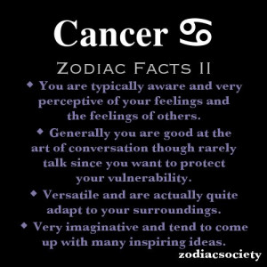 Cancerian Zodiac Facts: