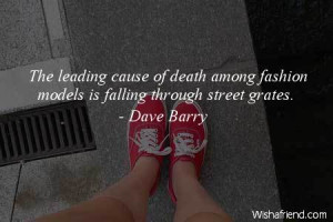 fashion-The leading cause of death among fashion models is falling ...