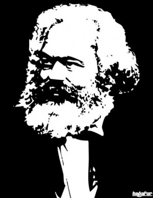 Karl Marx stencil.Teaching Sociology, Intervençãp Jornal, Karl Marx ...