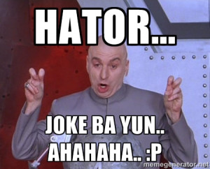 Dr. Evil Air Quotes - HATOR... Joke ba yun.. ahahaha.. :P