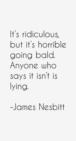 It 39 s ridiculous but it 39 s horrible going bald Anyone who says it ...