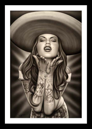 Cowgirl Sombrero Charra Adrian Castrejon Is Better Known As Spider And