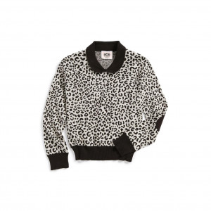 juicy couture wild cheetah jacquard pullover big girls juicy couture