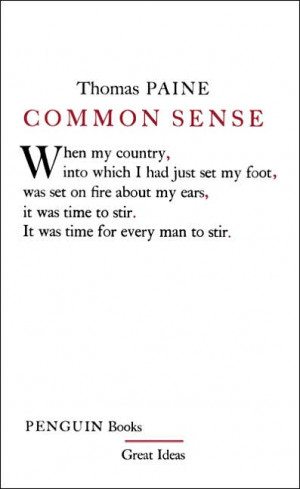 Common Sense (Penguin Great Ideas) ( Kindle Edition / B000OIZT9U)