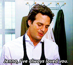 Jenna: I love you, Matt. You're my best friend.