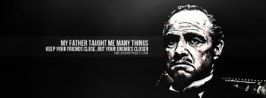 Enemies Closer Godfather Facebook Cover