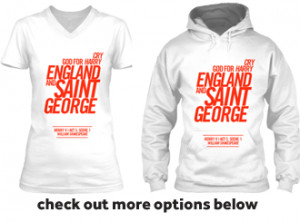 Show your pride in St George's Day with famous Shakespeare's quote in ...