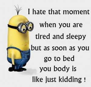 bedtime quotes and sayings By Minions….(5 Photos) | Minion Fans ...