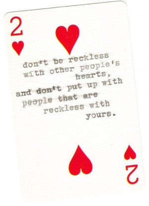 red mine quote quotes white heart kurt vonnegut cards hearts card ...