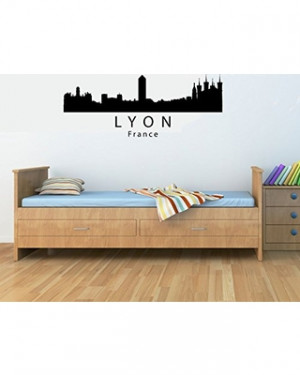 -Art Lyon France city skyline Vinyl Wall Decals Quotes Sayings Words ...