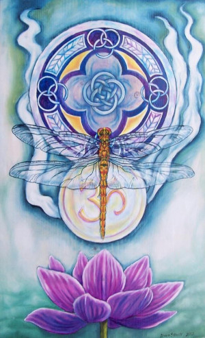 ... Joseph Campbell (1904 - 1987): Dragonflies Spirit, Diana Shive, Art