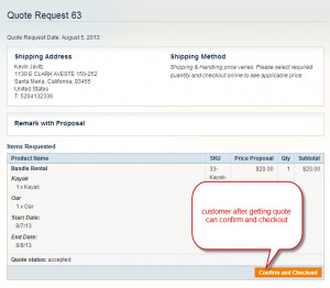 Customer Can Order Quote After Being Processed