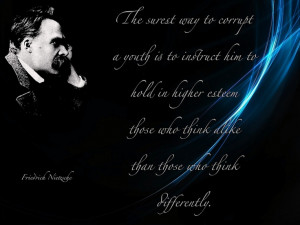 Friedrich Nietzsche. (A photo made by myself!) Conformity and ...