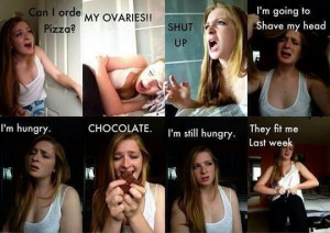 Girls on their period…