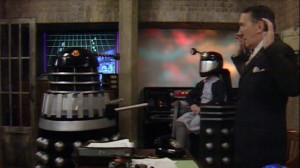 Supreme Renegade Dalek, Ratcliffe, and the Little Girl who Controls ...