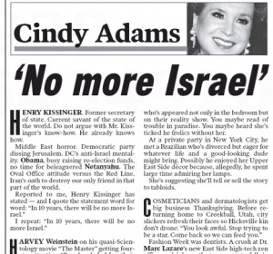 Henry Kissinger, US Intelligence Community Endorse “A World Without ...