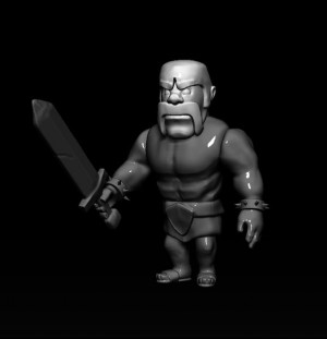 Barbarian King Clash Of Clans Face Picture of clash of clans lv.1