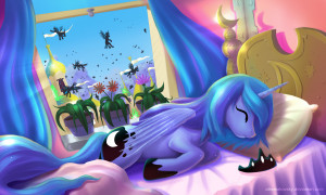 Princess Luna is sleeping angel by alexmakovsky