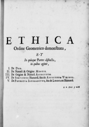 Titelblad Ethica