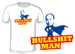 Karl Pilkington Idiot Abroad BullShit Man T-Shirts Out Now!!