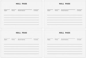 Hall Pass Clip Art Gal