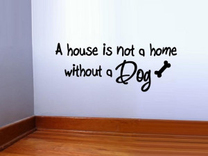 home wall quotes home family friends a house is not a home without a ...