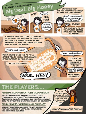 Common Cause uses comics info graphic to explain Verizon's attempt to ...