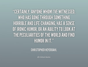 christopher heyerdahl quotes