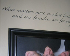 LDS Family Wall Decal Saying Quote Vinyl Lettering ...