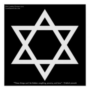 Famous Yiddish Quote Regarding Love Poster by Rick Print