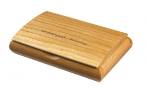 HandMade Engraved Top Jewelry Box Cherry Wood USA08 Series