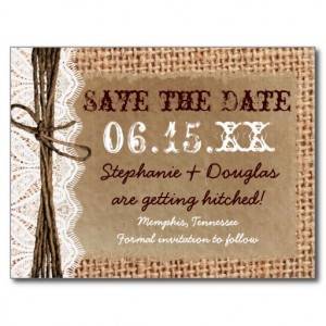 Lace Save The Date Photo Cards
