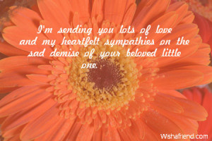 Sympathy Quotes Death Loved One: Sympathy Messages For Loss Of Child ...