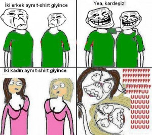 Sosyal medyanın gözde troll karikatürlerinden bir kaçı: