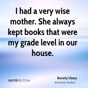 Beverly Cleary Quotes