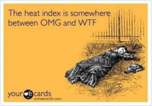 Nothing beats Florida for the heat index AND humidity combination!