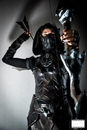Skyrim Female Nightingale Armor Cosplay Skyrim nightingale thief 009 ...
