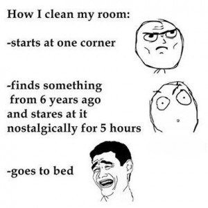 Cleaning My Room