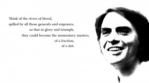 Carl Sagan quote wallpaper