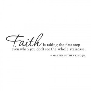 Wall Quotes Wall Decals - Blind Faith