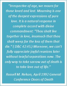 Lds Quotes On Death, Lds Death Quotes, Spirituality Lifting, Quotes ...