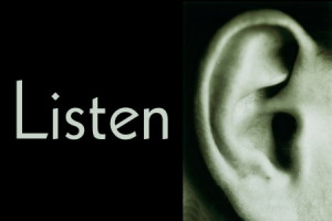 Listening or trying to…