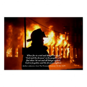 Firefighter Quote Posters