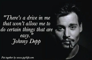 One of the greatest actors alive, Johnny Depp, also has some wise ...