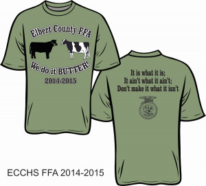 Our 2014 FFA Shirt!