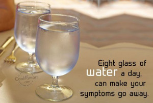 Drink Water Quotes Sayings Eight glass of water a day,