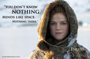 Ender's Game of Thrones – Ygritte | EnderWiggin.net - Ender's Game