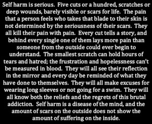 self harm cutting quotes